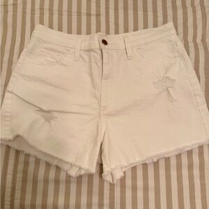 Universal Thread White Denim Shorts